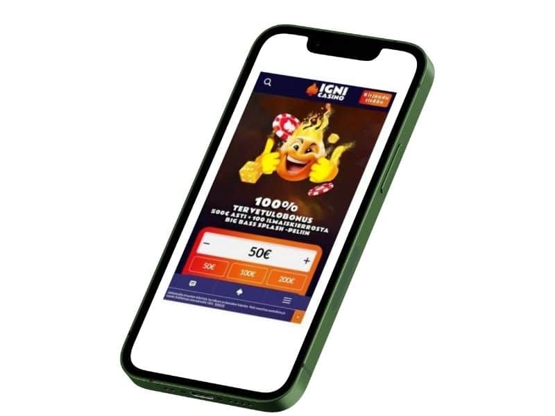 Igni kasinolle voit tallettaa kätevästi verkkopankkitunnuksilla
